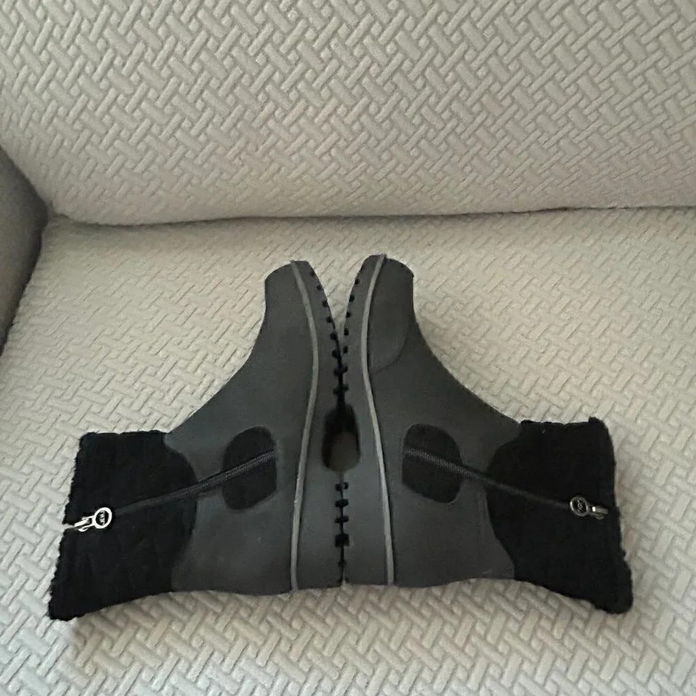 JBU by JAMBU  Gabriella Water Resistant Moto Boot  BLACK 8 W